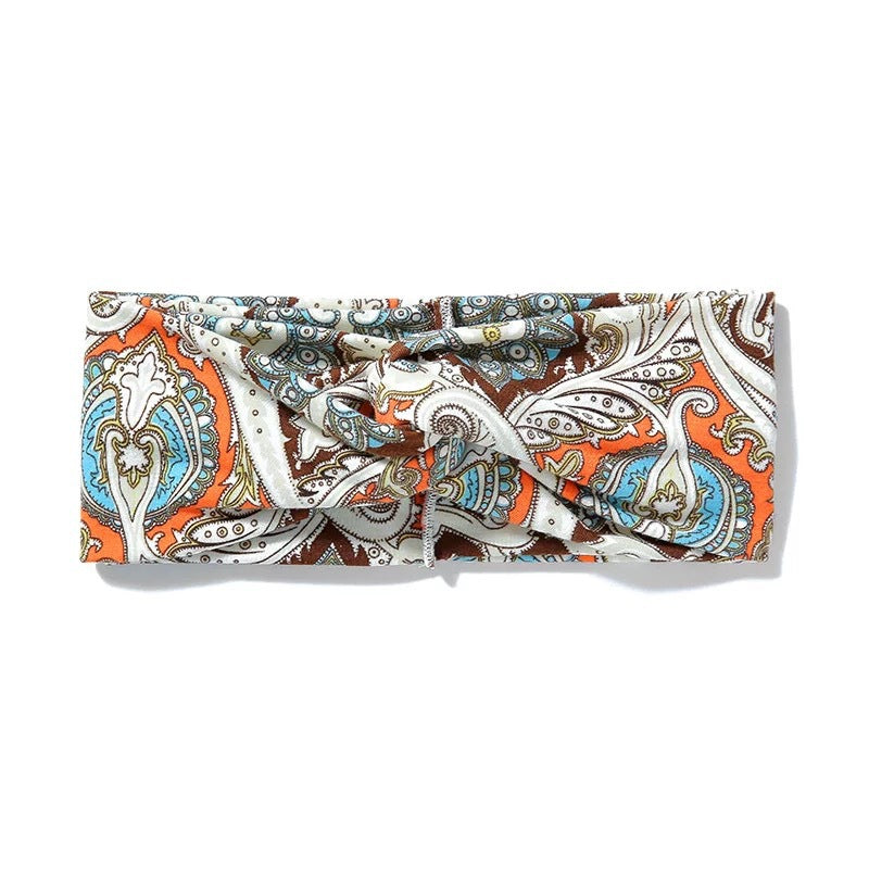 Wholesale Elastic Sports Sweat Absorbent Fabric Headband
